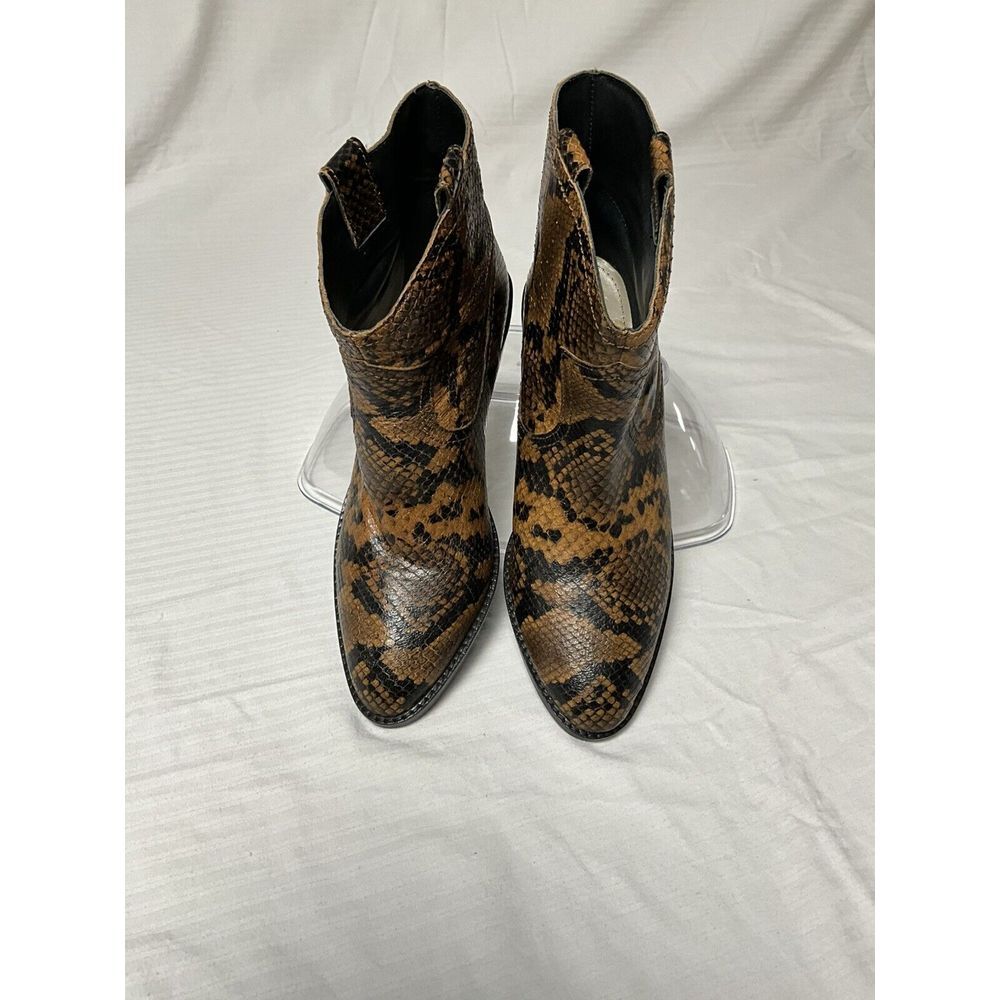 Boden Women Allendale Ankle Boots Booties Snakeskin Leather Western US 7.5. NWOT - Picture 5 of 10